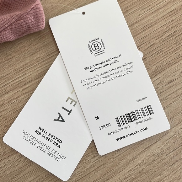 NWT Athleta Well Rested Sleep Bra - Picture 5 of 5